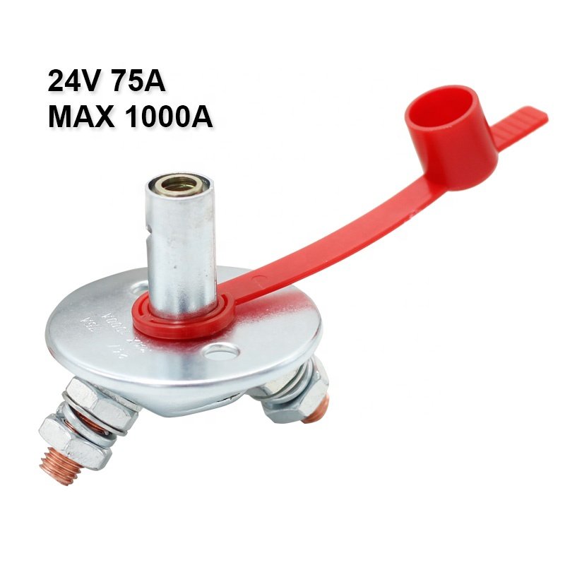 24V 75A Auto Battery Main Isolators Disconnect Universal Car Boat Cut Off Kill Switch