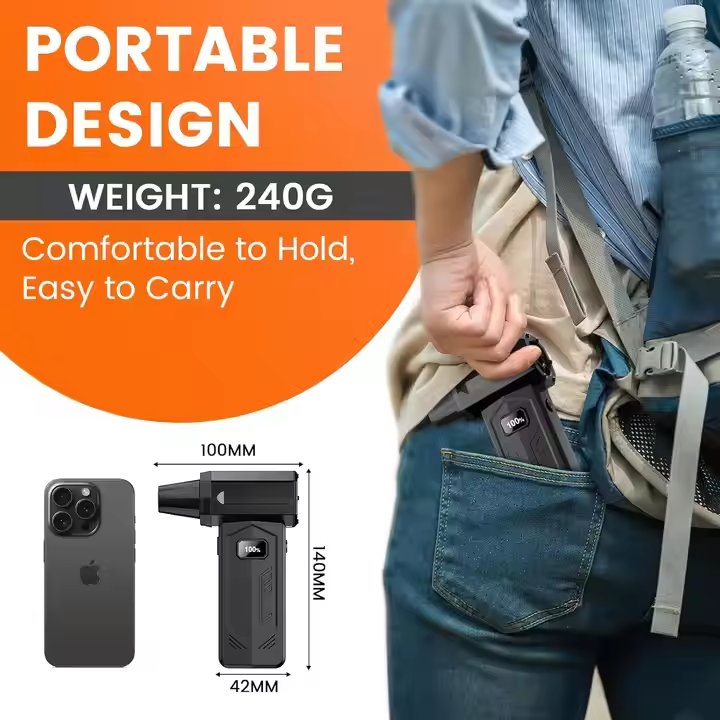 130000 RPM Electric Air Duster High Power Cordless Compressed Air Alternative air duster for Gaming PC