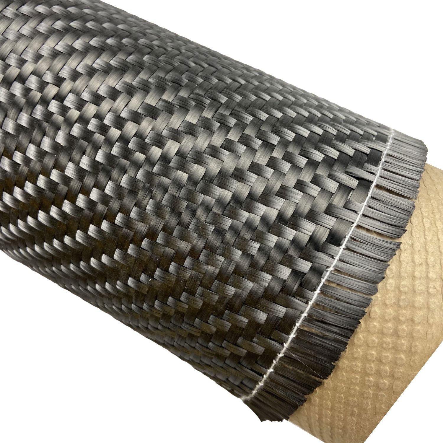 Higher Chemical Resistance 12K 600gsm Plain or 2x2 Twill Weave Fabric Carbon Fiber Cloth for Alternative Energy