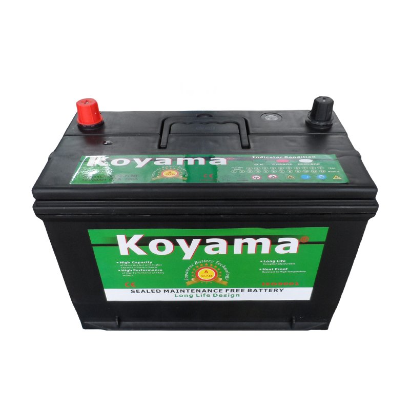 High Quality Sealed Maintenance Free Car Batteries (SMF Starting BATTERY) MF105D31L 12V90AH for Vehicles Starting