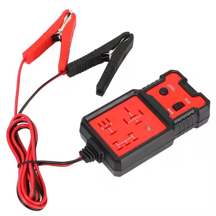 Universal 12V Car Battery Checker Precise Relay Tester With LED Indicator Plastic Accessory for All Vehicles