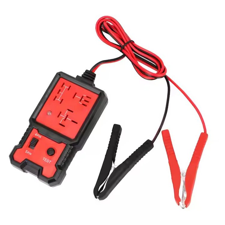 Universal 12V Car Battery Checker Precise Relay Tester With LED Indicator Plastic Accessory for All Vehicles