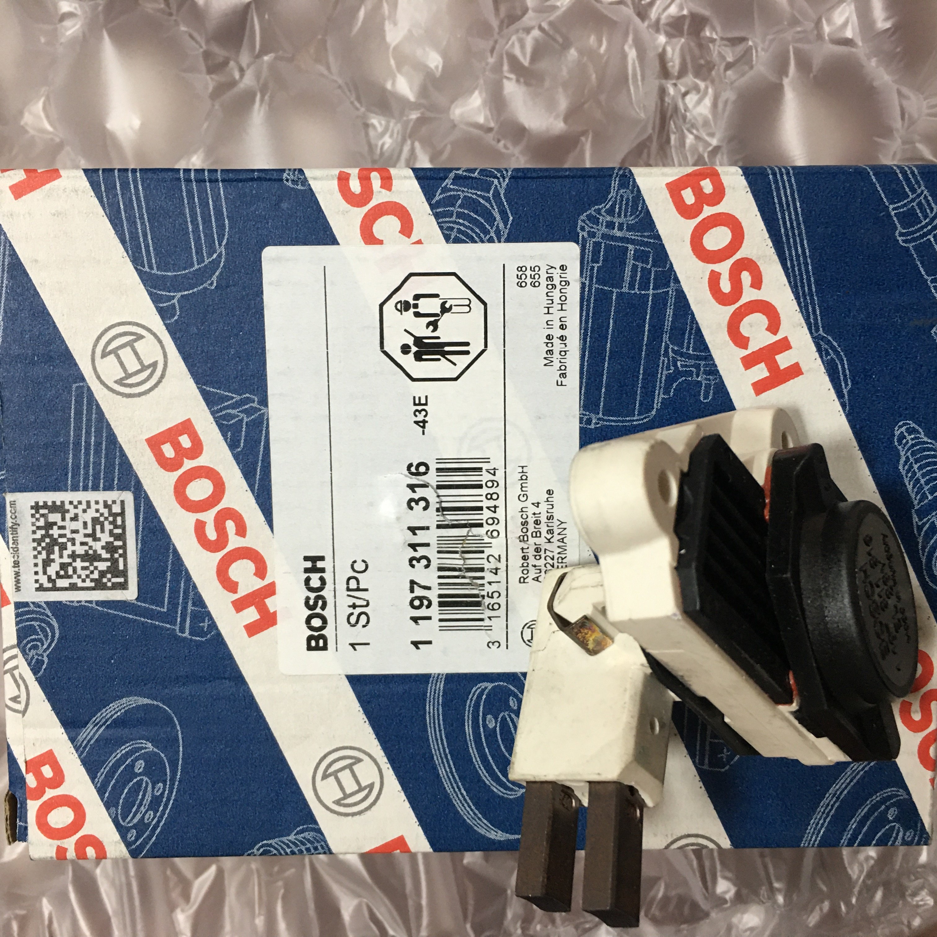 24V ORIGINAL REGULATOR 1197311316 067115 1622284 698672 ALTERNATOR PARTS VOLTAGE REGULATOR for DAF