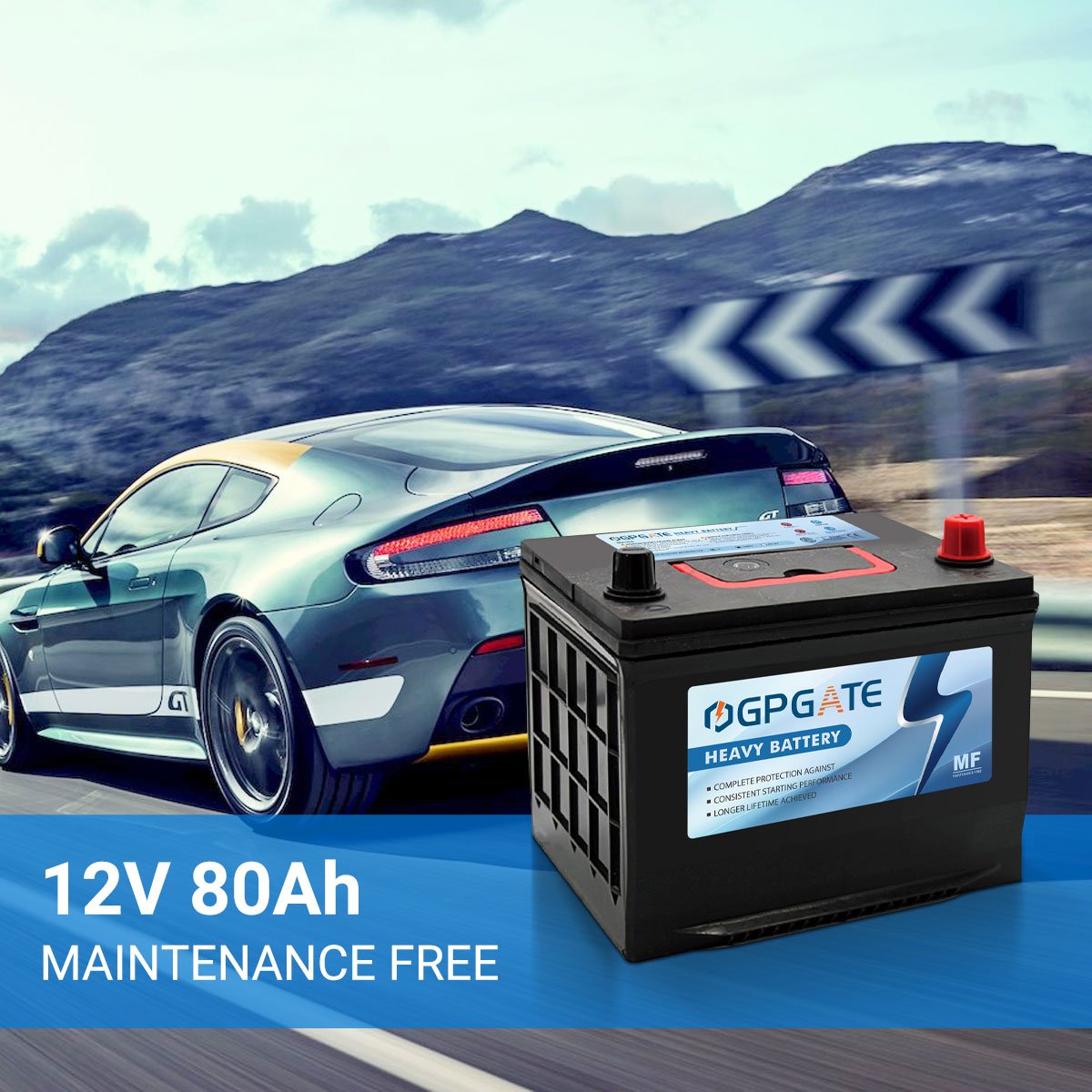 High Performance JIS 95D31 12V 60Ah MF Deep Cycle Lead-acid Car Battery Suitable for Starting Japanese Cars