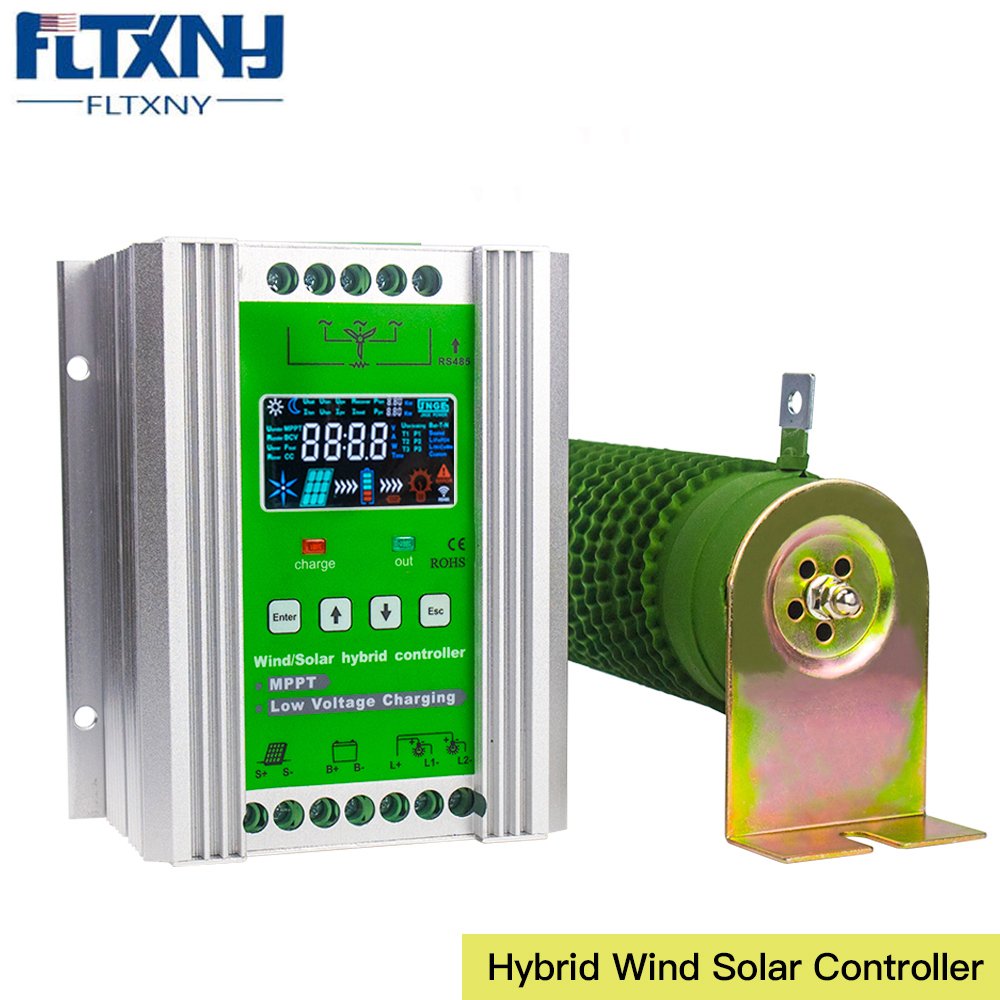 12V 24V 48V 1000w 1500W 2000W 3000W MPPT Wind Solar Hybrid Charge Controller off Grid Controller