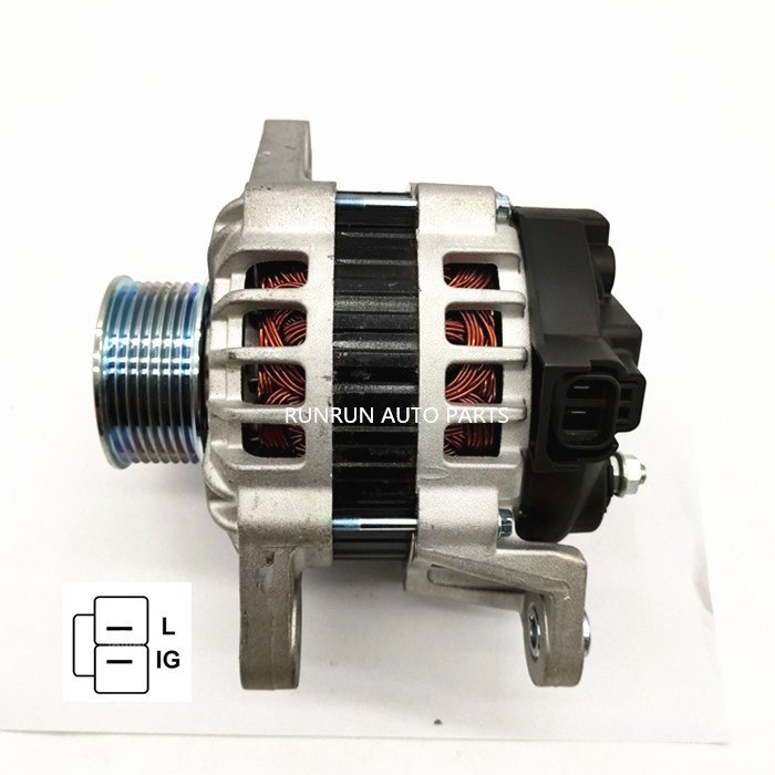 24v 55A ALTERNATOR for HYUNDAI E-MIGHTY HD35 HD45 HD65 HD75 08EM D4GA 37300-48100