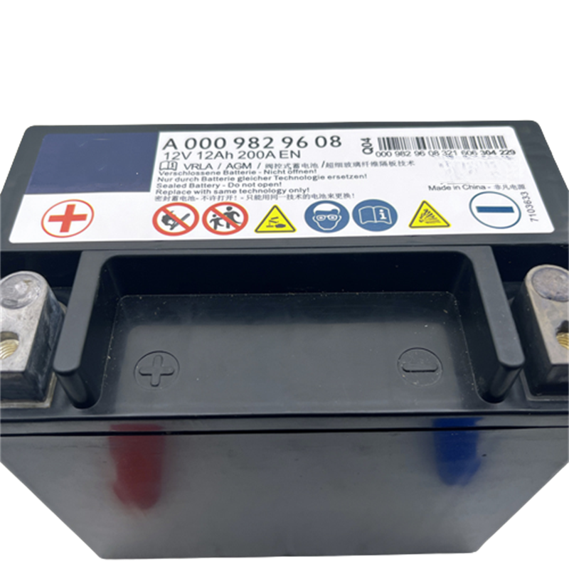 Car Electric System Charged Auxiliary Battery Start OEM A0009829608 12V 12Ah 200A New for MERCEDES-BENZ E W212 S W222