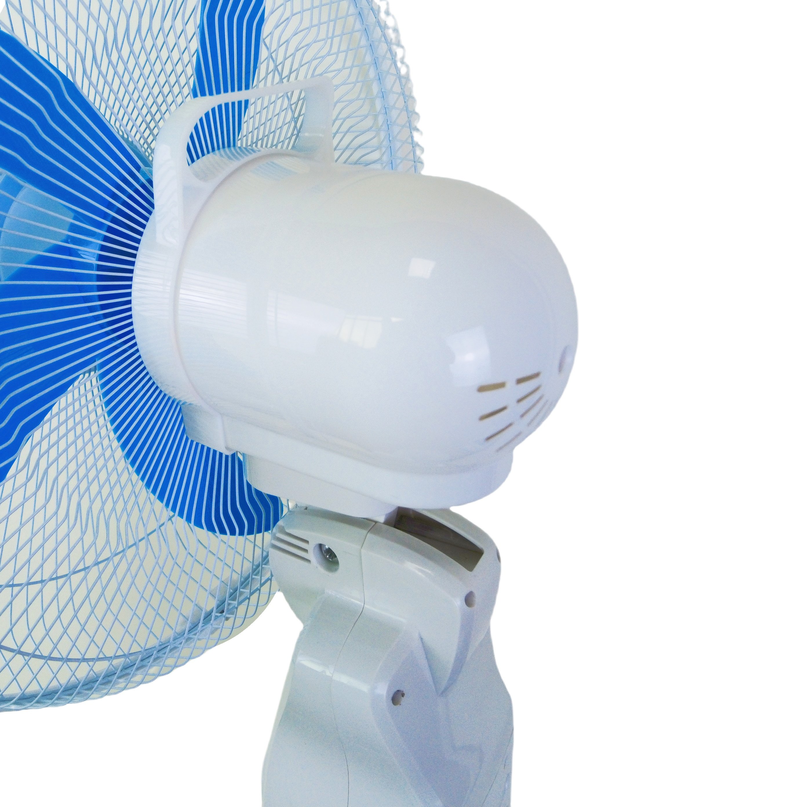 AC/DC Solar Stand Fan Rechargeable 16inch With LED Light Bulbs Battery Solar Panel Remote Control 9 Speeds Timer DB16X for Home