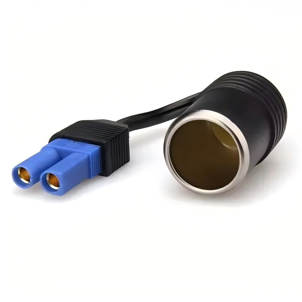 12V Portable EC5 Cigarette Lighter Socket Adapter Connector for 12V Car Battery Booster Car Jump Starter Auto USB Charger
