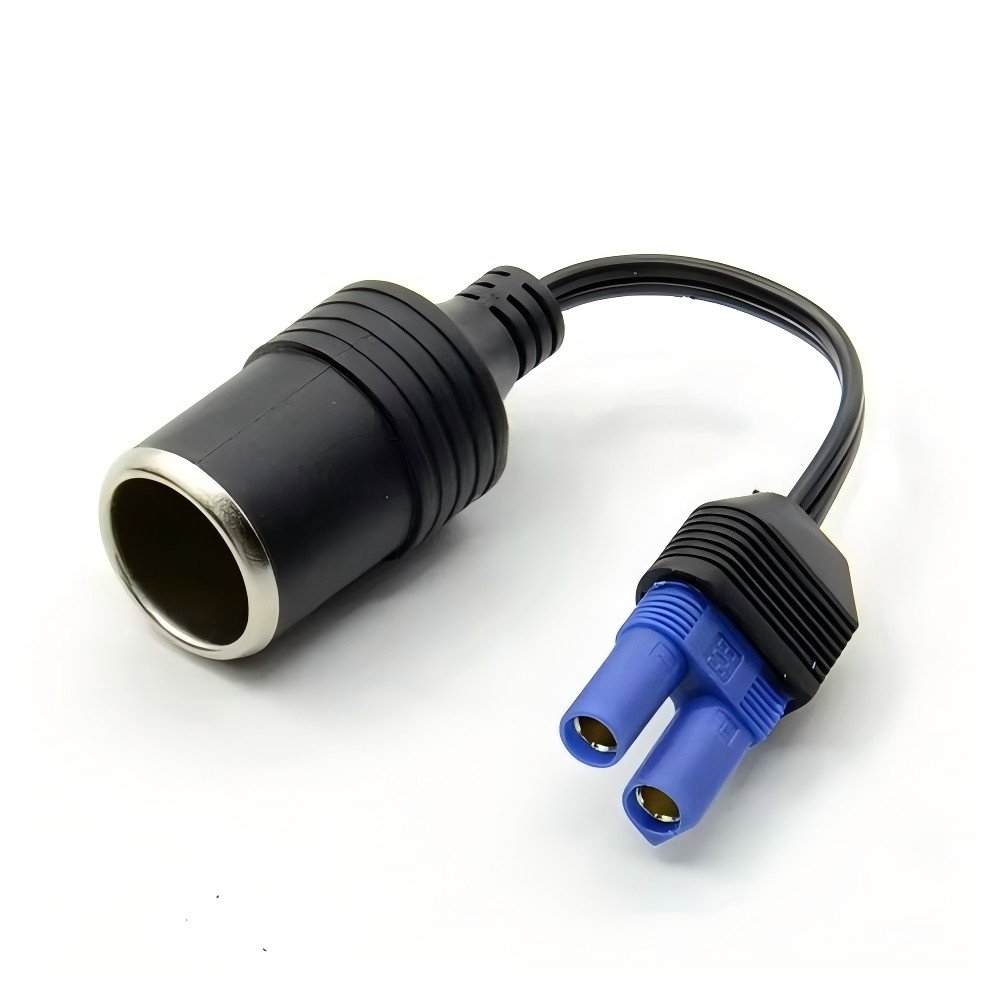 12V Portable EC5 Cigarette Lighter Socket Adapter Connector for 12V Car Battery Booster Car Jump Starter Auto USB Charger