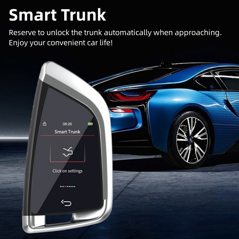 CF568 Universal Remote Smart Car Key With On-BD Modified Remote Smart Key LCD Touch Screen for Start and Stop Engine Button Cars