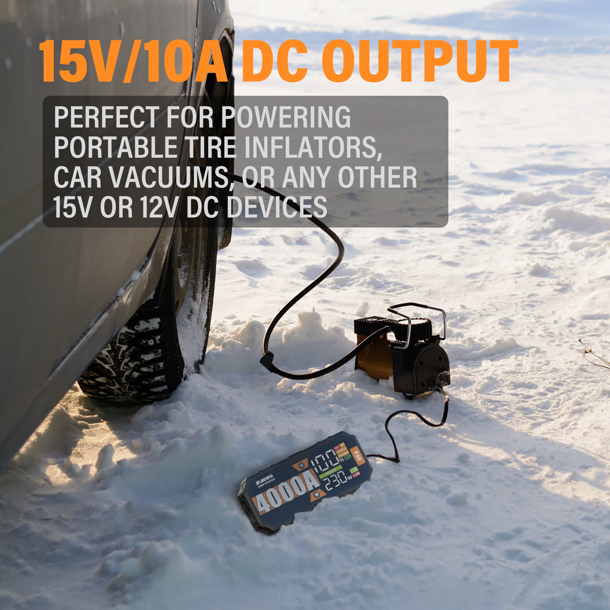 12V 230W Lithium Multi-function Emergency Tool Portable Charger Starting Device Car Jump Starter