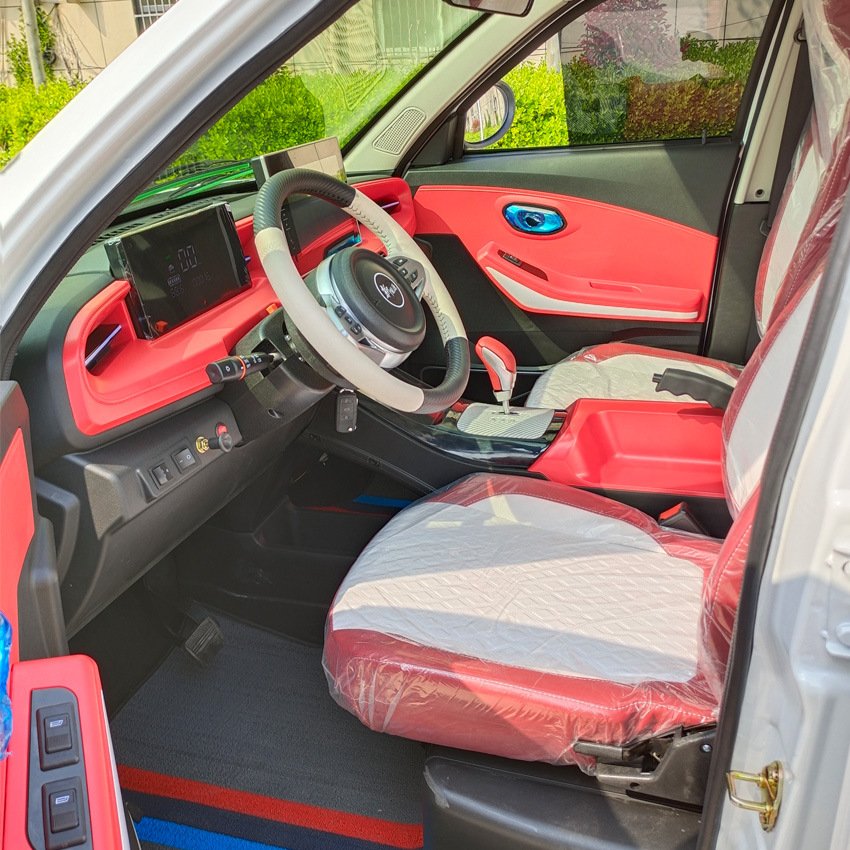 Small Adult New Energy Electric Vehicle 3500W Fully Enclosed Four-wheel Electric Car Gas-Electric Hybrid Two-purpose for Elderly