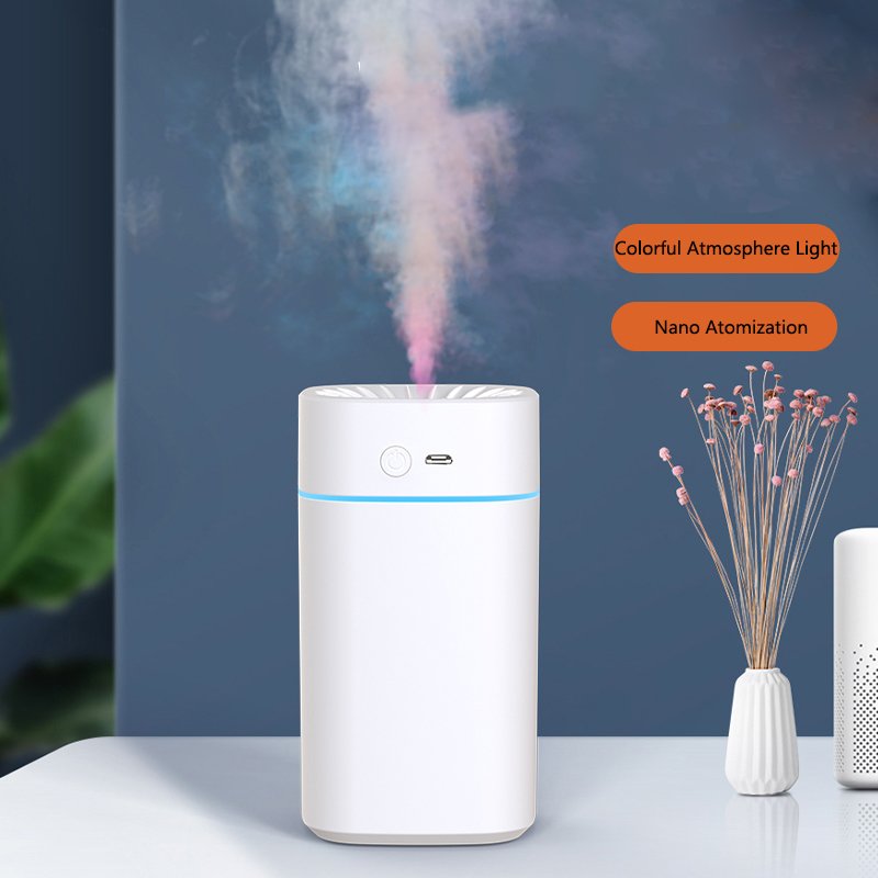 Mini Electric/Battery-Powered Cool Mist Air Humidifier Auto Shut-Off for Home Baby Nursery Plants Car BPA-Free Humidificador De