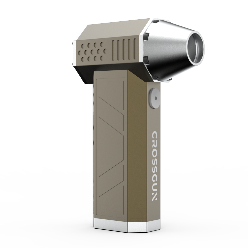 Crossgun USB Charging Battery Turbine Electric JetFan Portable Mini Turbo Fan Vertical Small Wind Turbine for Car