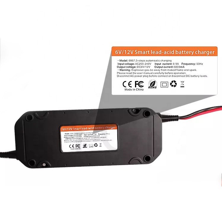 New Product Car Battery Smart Charger 6V/12V Lead Acid Battery Charger 1.5A 3A Battery Charger