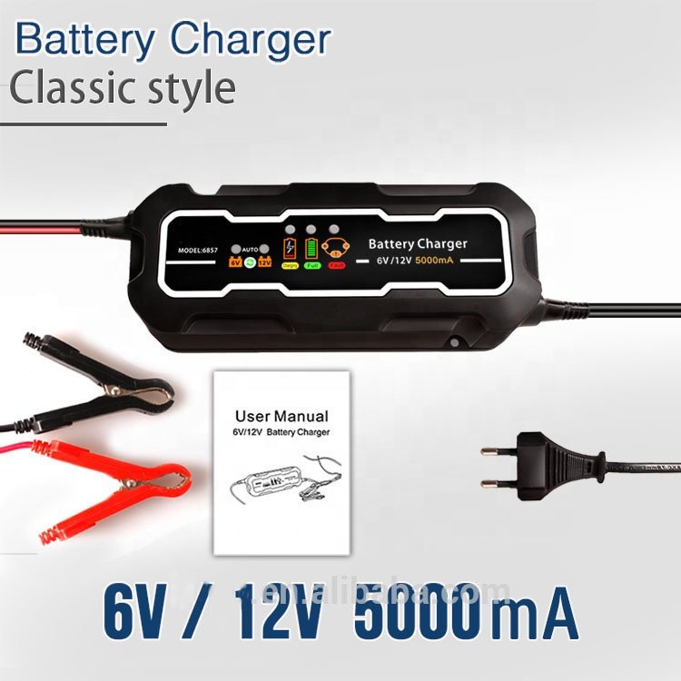 New Product Car Battery Smart Charger 6V/12V Lead Acid Battery Charger 1.5A 3A Battery Charger