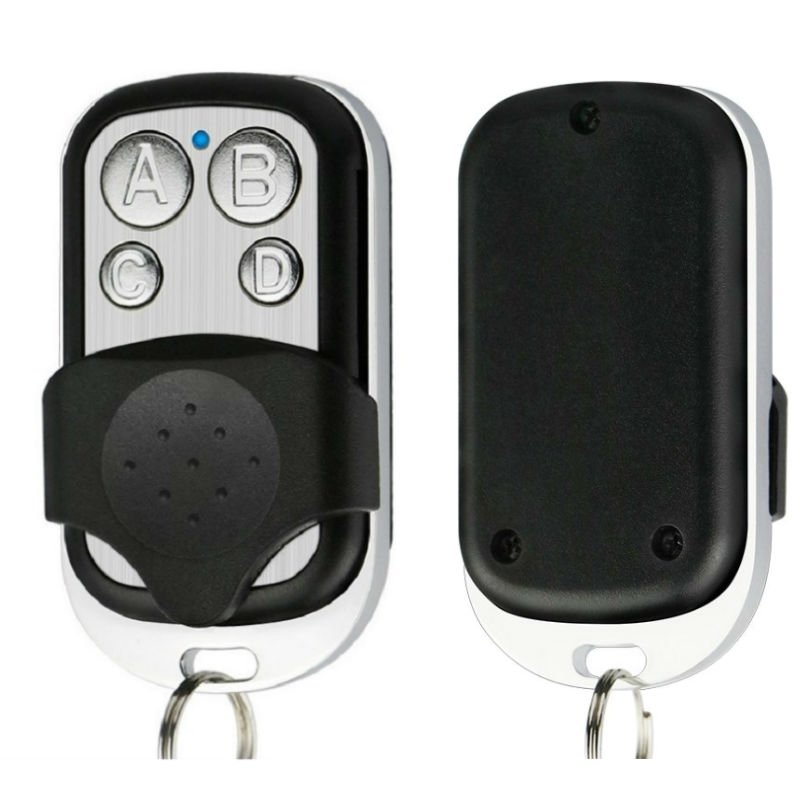 433mhz ABCD4-button Key Fob Replacement RF Door Remote Copier for Anti-theft Motorcycle Garage Door Remote