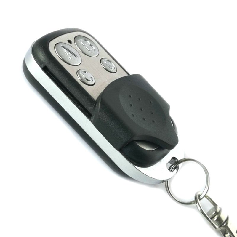 433mhz ABCD4-button Key Fob Replacement RF Door Remote Copier for Anti-theft Motorcycle Garage Door Remote