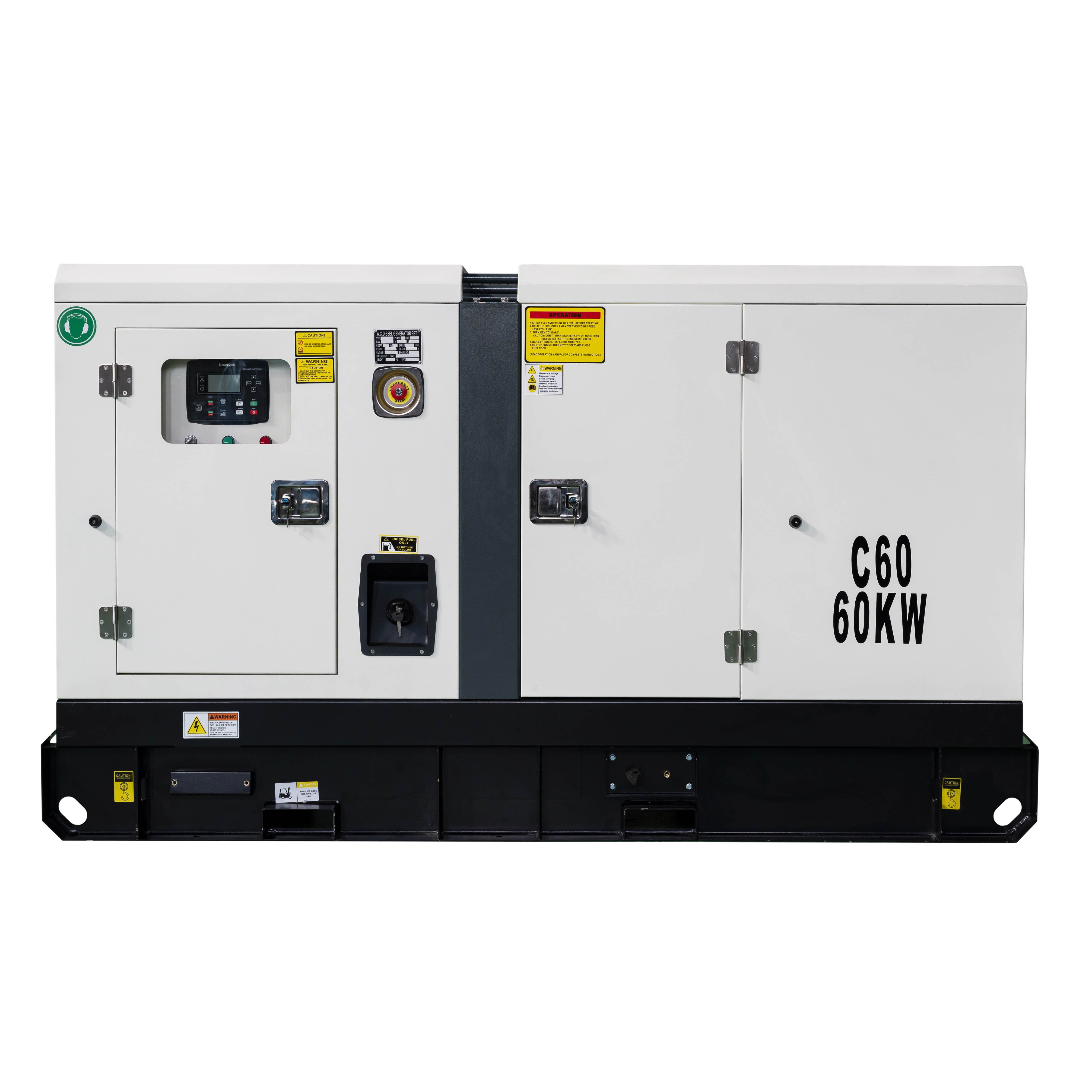 Durability 40KW Three-Phase Silent Diesel Generator Set Mall Noise Reduction Emergency Backup Long-Term Stable Performance