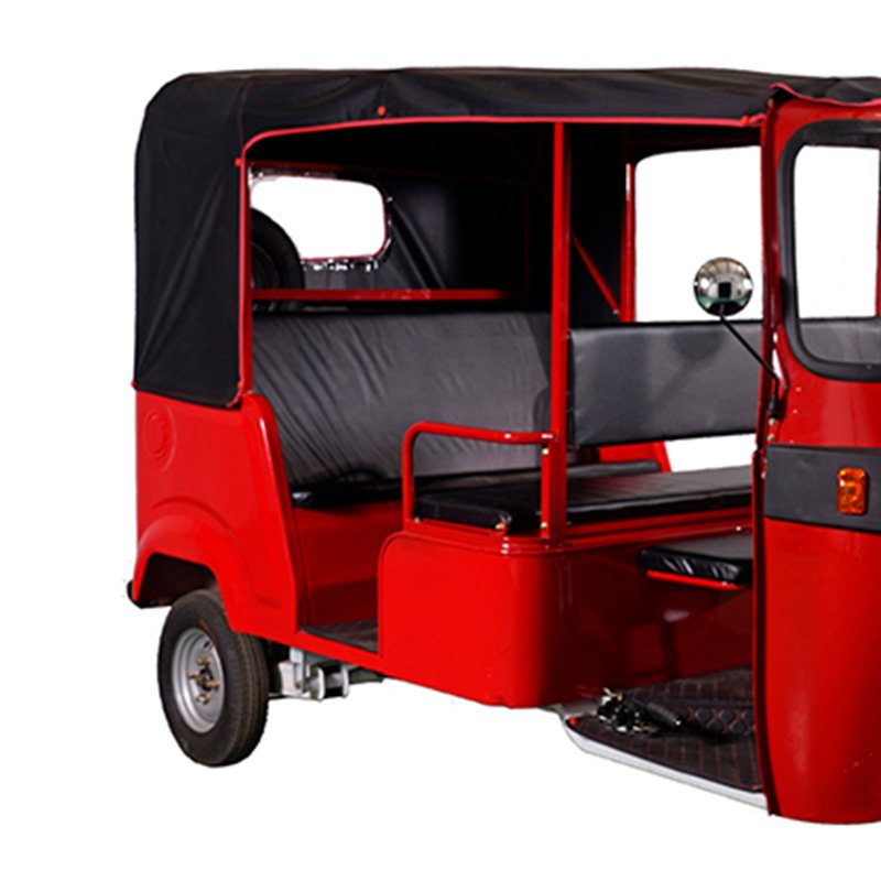QSD 3000W New Model Auto Rickshaw 400kg Payload Capacity Battery Operated 48V/60V Power Electric Keke Rickshaw with Open Body
