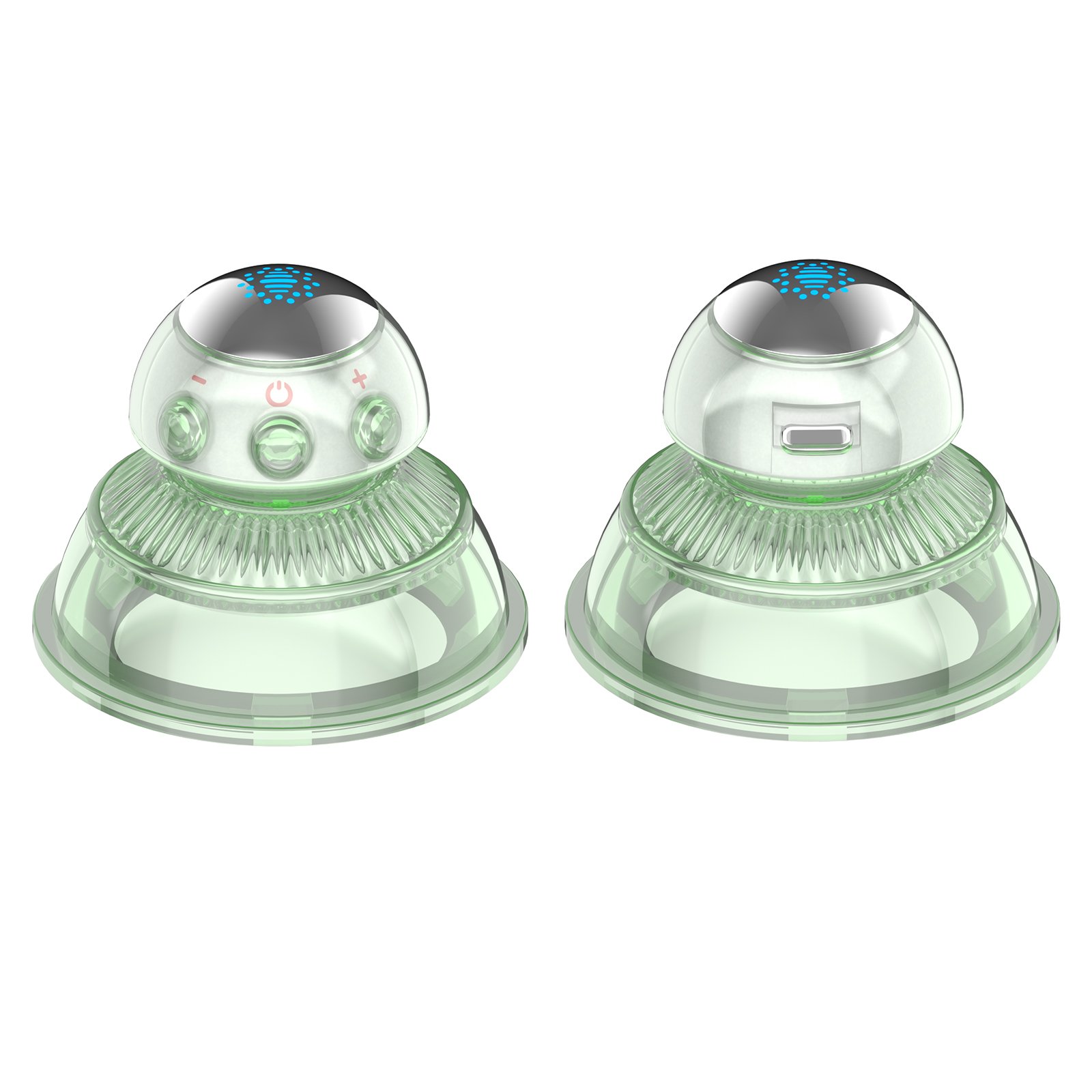 Electric Silicone Vacuum Gua Sha Chinese Cupping Therapy Massager Therapy Ems Microcurrent Body Massager Machine