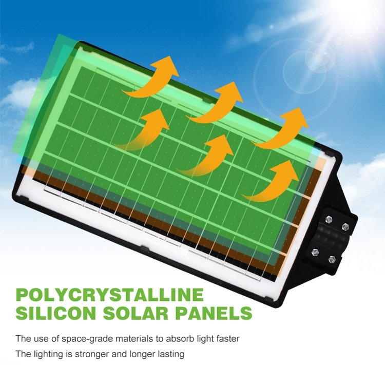 Solar Outdoor Courtyard Light LED 6-meter High Pole High-power Motion Sensor All in One Solar Street Light