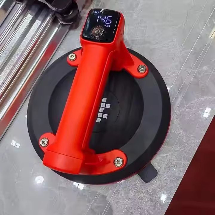 Shijing P618A 8inch Electric Auto air Pump Suction Cups Gles Porcelain Vacuum Suction Cup With Digital Display