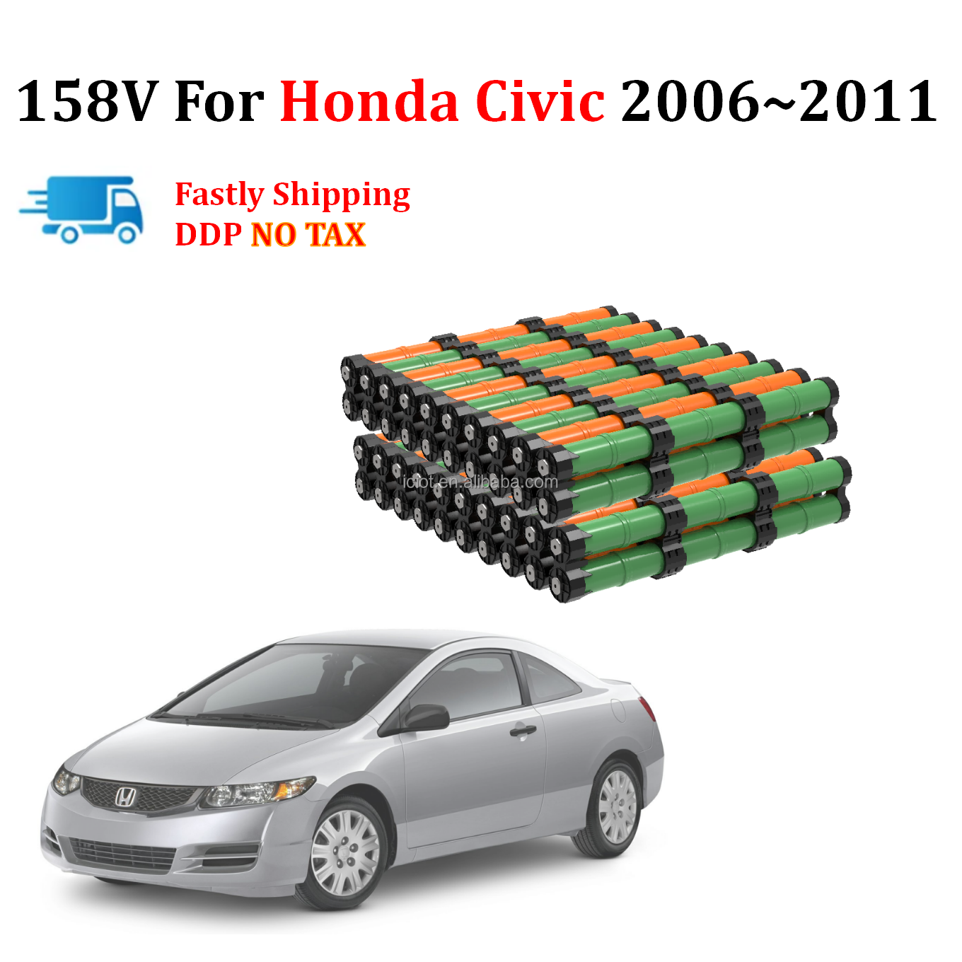 For Honda Civic 2006~2011 Nimh 158V 6.5Ah High Quality Hybrid Car Battery