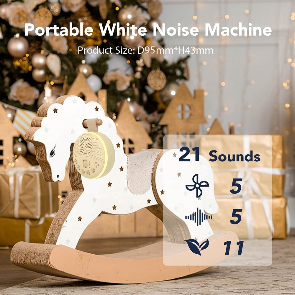 HiFiD Noise Machine Baby Sleep Sound Player Night Light Toy Sound Machine White Noise Machine With 21 Sounds