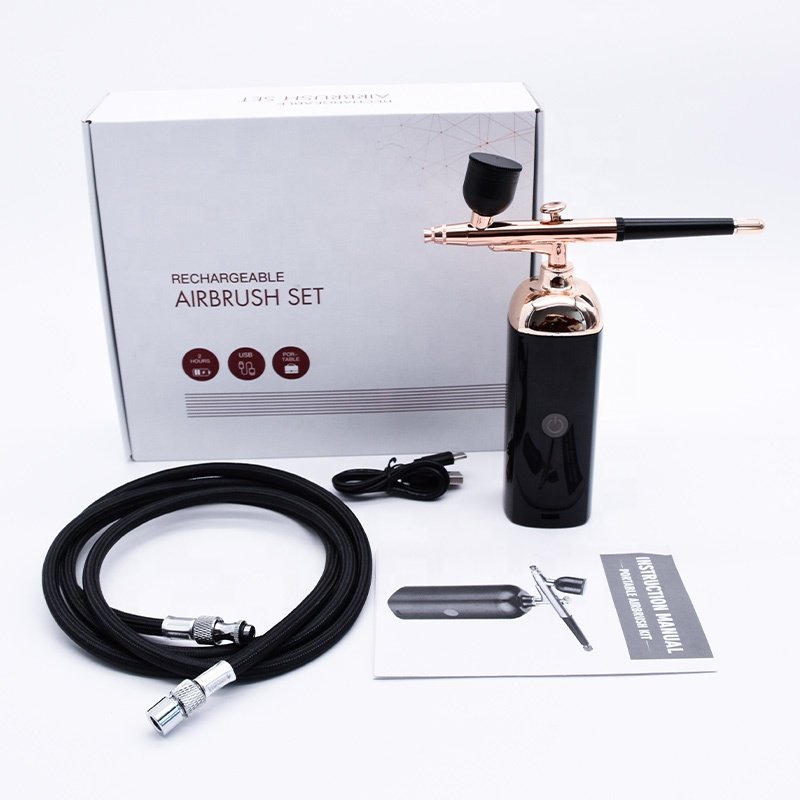 35PSI Powerful Integrated Rechargeable Portable Handheld Airbrush Starter Tanning Machine BDA67014D