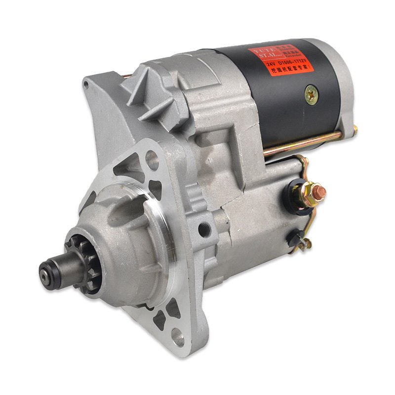 Starter Motor 22800-7380 3920329 Excavator Parts 6ct C8.3 Diesel Engine 24V 10 Tooth 5.5KW 10T Starting Motor for Cummins