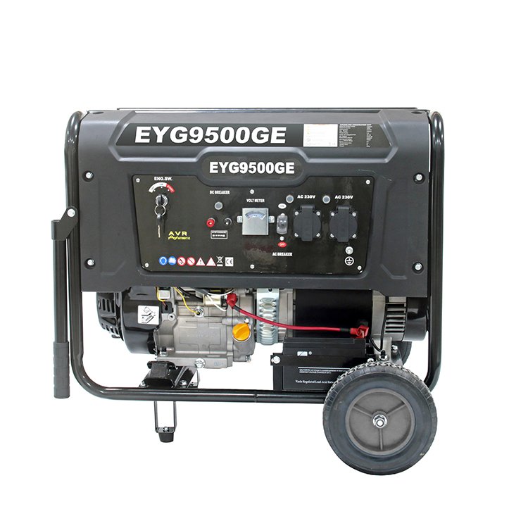 AVR 8500W Gasoline Generator Power Generator 3000w With E-Starter 12V DC Electric Start Auto Start With Handles and Wheels