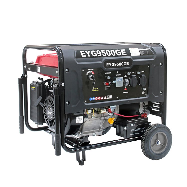 AVR 8500W Gasoline Generator Power Generator 3000w With E-Starter 12V DC Electric Start Auto Start With Handles and Wheels