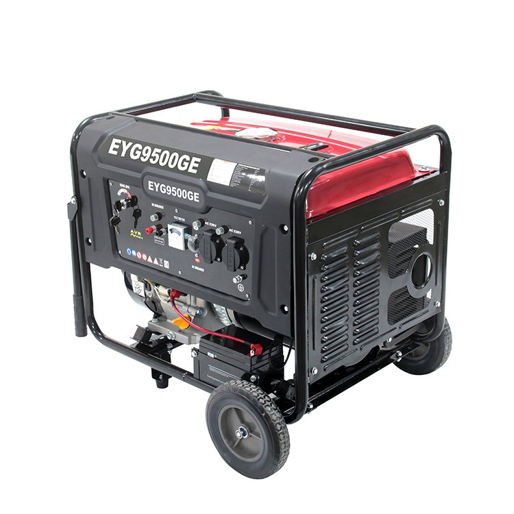 AVR 8500W Gasoline Generator Power Generator 3000w With E-Starter 12V DC Electric Start Auto Start With Handles and Wheels