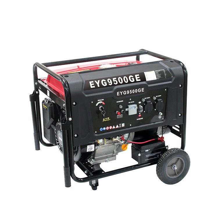 AVR 8500W Gasoline Generator Power Generator 3000w With E-Starter 12V DC Electric Start Auto Start With Handles and Wheels