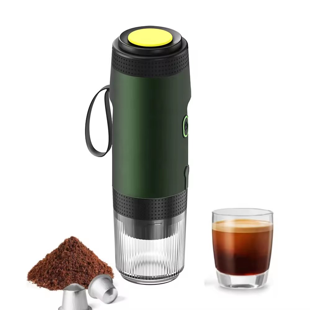 Travel Portable Espresso Coffee Machine Car Single Serve Outdoor Wireless Capsule Coffee Powder Electric Portable Coffee Makers