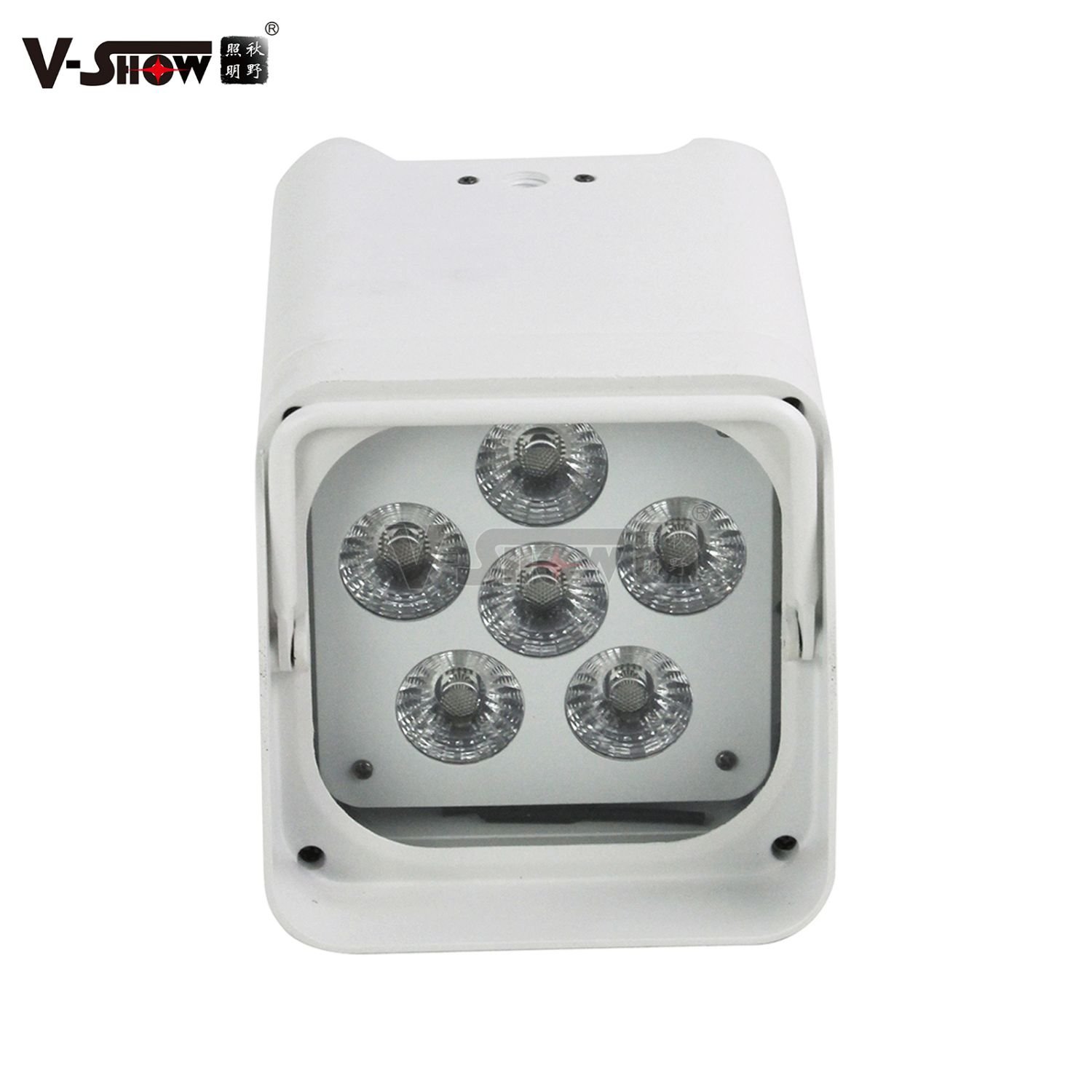 VSHOW WBRF0606 4pcs with Bags 6pcs 18Watt Battery Wireless DMX Wifi Remote Led Wedding Uplight DJ Battery Show