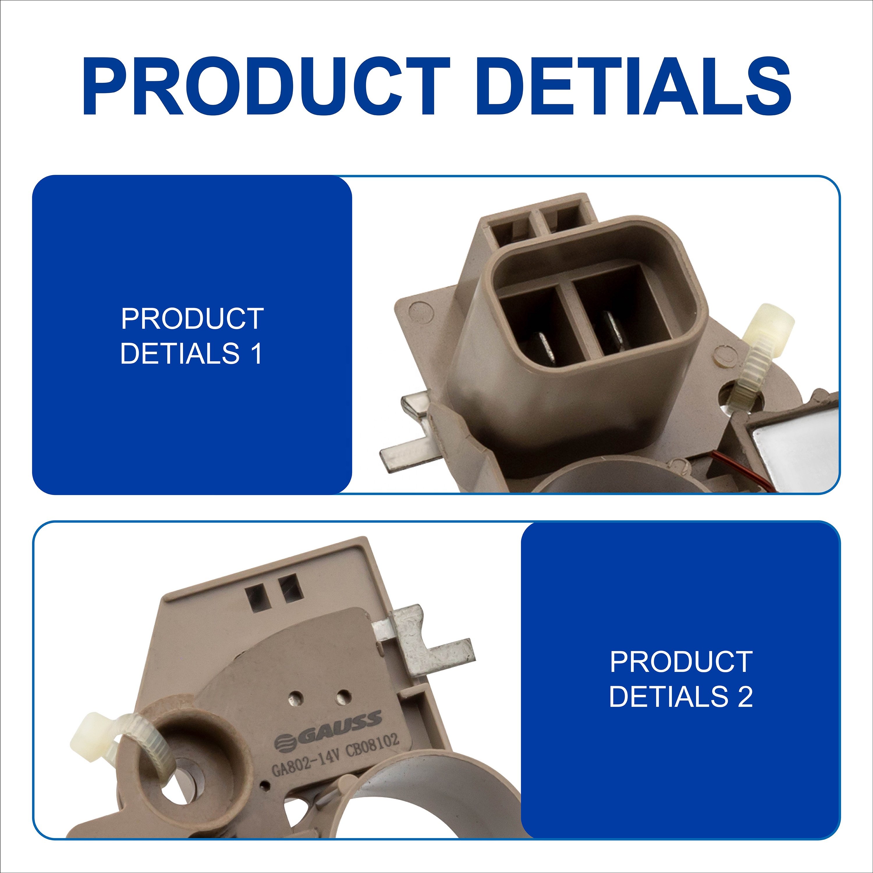 Voltage Regulator for Alternator, GA802,Mitsubishi: a 866 X 05270, a 866 X 05272, Regulador De Voltaje