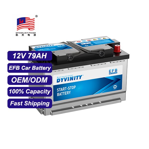 Factory Wholesale 12V 75Ah 6-QTPE-75 Car Battery High Quality MF Battery Lead Acid Start Stop Auto Batteries for Cars
