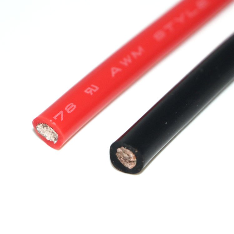 4AWG 6WAG 8AWG Silicone Insulation Power Cable 8AWG Stranded Wire Heat Resistant Silicone Insulation Electrical Wires