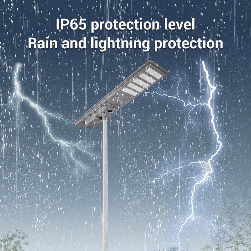 Aluminum Project Quality Solar Street Light Waterproof LED Solar Street Lighting With Larger Capacity Battery Solar Lamp
