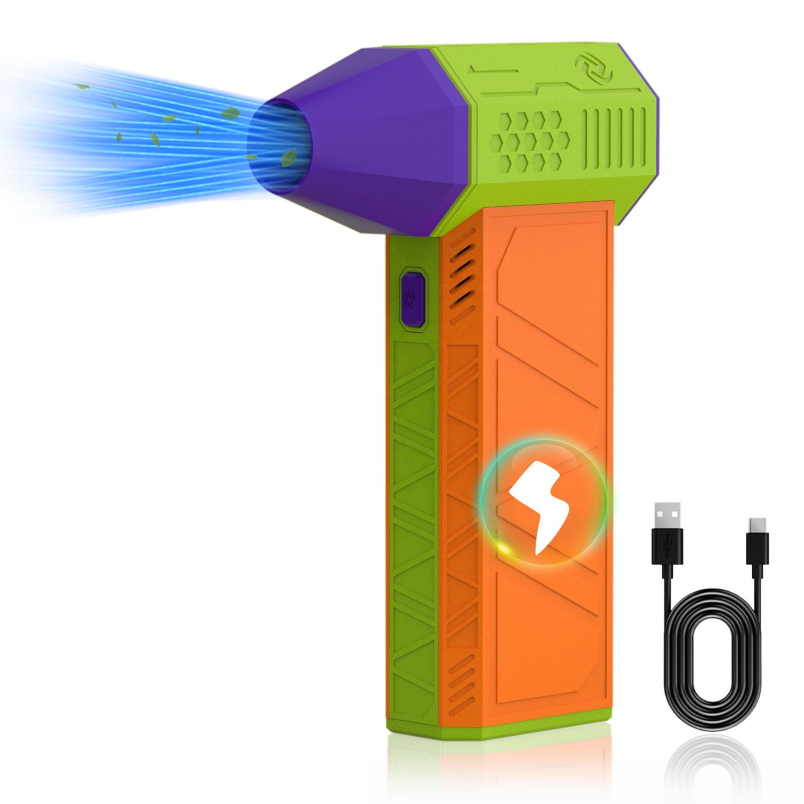 Cordless Air Duster by Jarvis Rechargeable PC Computer Cleaning Blower Alternative Compressed Spray Gas Cans Car Cleaning Tools