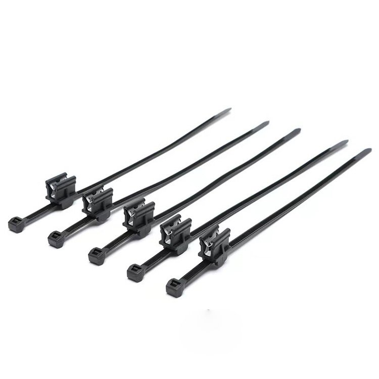 EC5 Reusable Nylon Cable Tie Self-Locking Car Edge Buckle Fixed Zip Ties for NEW ENERGY CAR CABLE