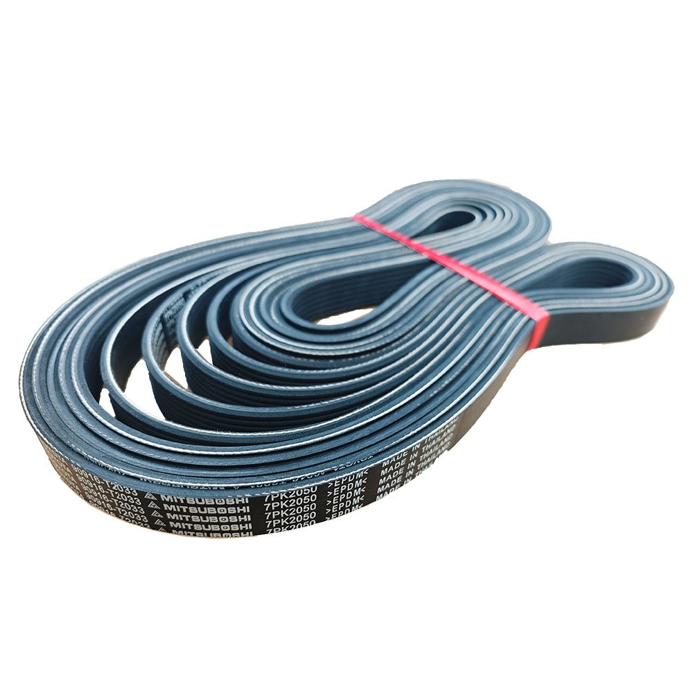 Auto Poly V Ribbed Drive PK Fan V-Belt 7PK1260 Rubber Material for Printing Shops Construction Industries OEM Customization