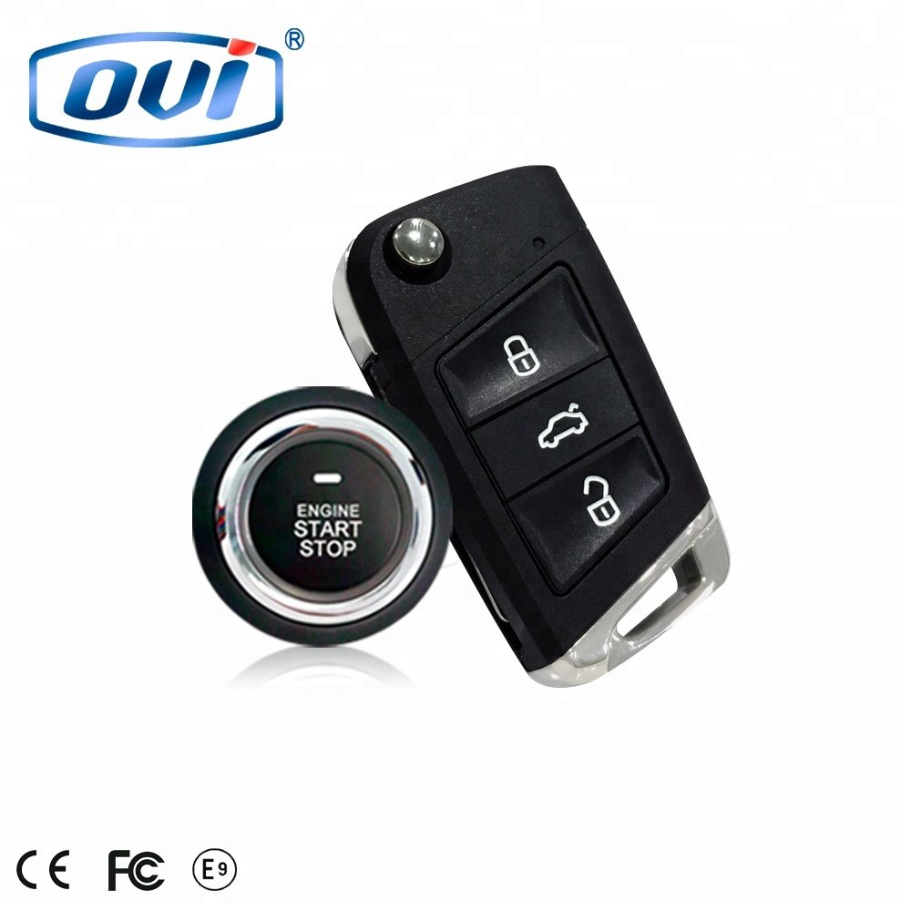 Smart Keyless Entry & Remote Starter System Anti-Theft Function for Volkswagen Golf 7 2011-2017