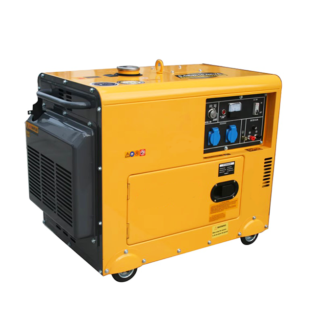 Jlmech 50/60Hz 5kW Silent Diesel Generator Portable Household Electric Starter Three Phase DC Output Hot Sale 15KW Rated 8KW