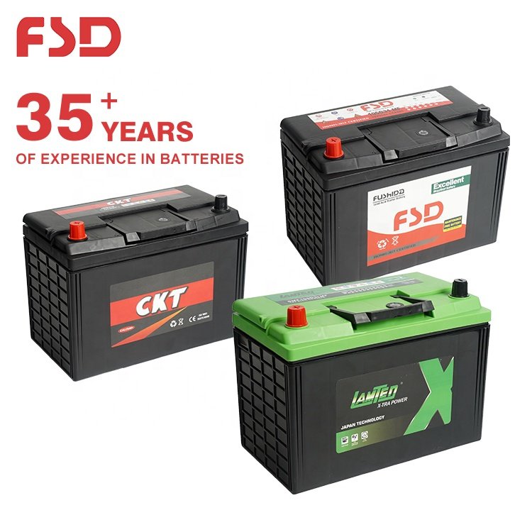 Wholesale Price Electric Vehicles JIS Standard Auto Battery 12V 90Ah 530 CCA Lead Acid Maintenance Free Car Battery