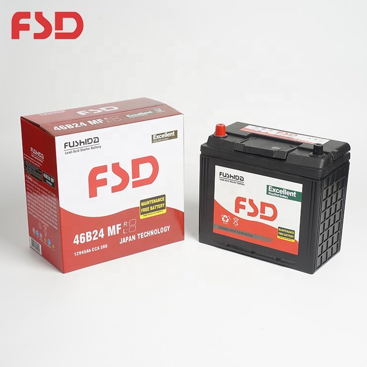 OEM ODM Car Battery Boats Motorcycle Vehicles Maintenance Free 380 CCA 12V 45Ah Lead Acid Auto Battery