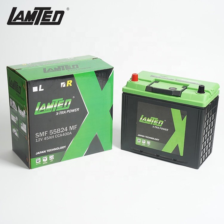 OEM ODM Car Battery Boats Motorcycle Vehicles Maintenance Free 380 CCA 12V 45Ah Lead Acid Auto Battery